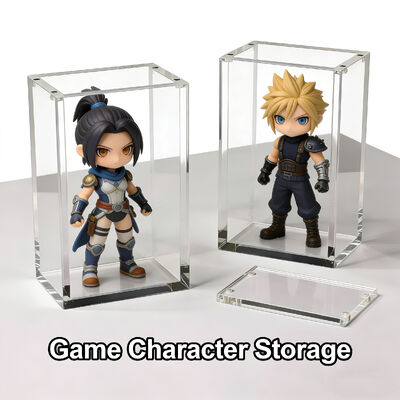 Custom Durable Hobby Display Case  Dust-Proof Tabletop Toy Figure Collectibles Display Box