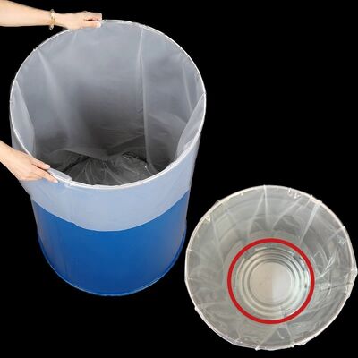 Bulk Sale Chemical Use Drum Liner Moisture Proof Heat Seal Bag LDPE Material Extra Layer Protect Product From Leakage