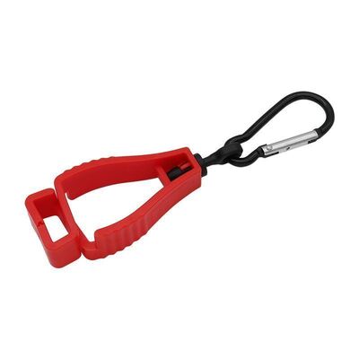 Custom High Strength POM Plastic Glove Clip with Anti-lost Hook for Multi-functional Industrial Use