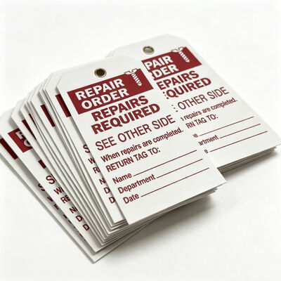 Embossed Patterned Hang Tags for  Industrial Custom Brand Labels