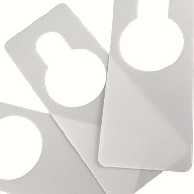 Custom Die-Cut Hole Waterproof PVC Hang Tags, Blank PVC Brand Tags