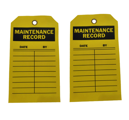 Customizable Long Lasting Plastic Safety Tags warning tag