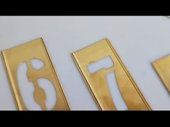 استنسل رقم متشابك نحاسي 46 قطعة من A - Z للاستخدام البحري