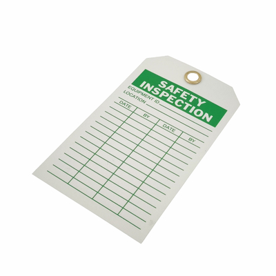 Durable Plastic Safety Tag Identification Tag For Unique Identification