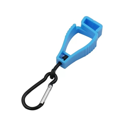 Factory Printing Logo Plastic Glove Clips for Work Glove Holders with Multi-Functional Clip