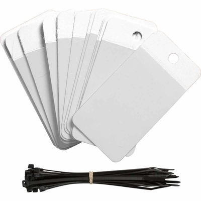 Custom Self Laminated Blank Tag Vinyl Corlorful Plastic Tag