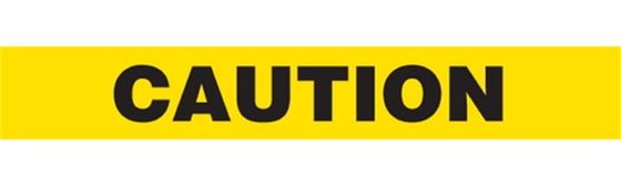 Plastic Barrier Tape  Custom Printed Logo Yellow Caution Tape PE Waterproof Non-Adhesive Tape  for Warning