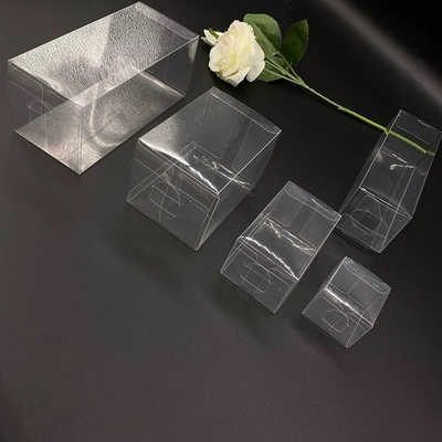 Hot Selling  PET Packing Box Custom Clear Transparent Folding Square Box
