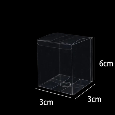 Hot Selling  PET Packing Box Custom Clear Transparent Folding Square Box