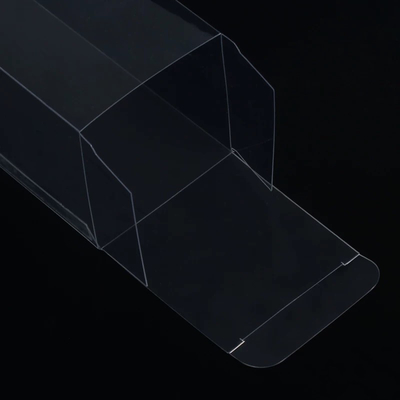 Hot Selling  PET Packing Box Custom Clear Transparent Folding Square Box