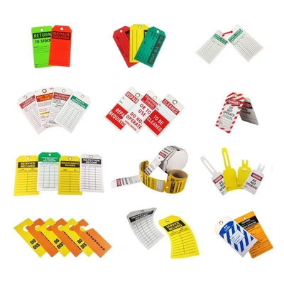 Hot Sale OEM Custom Made Safety Plastic Warning Signs Label Safety PVC Lockout Tags