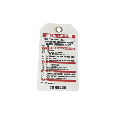 Hot Sale OEM Custom Made Safety Plastic Warning Signs Label Safety PVC Lockout Tags