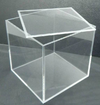 صندوق عرض أكريليك مخصص مع طباعة الشعار - سمك 2mm / 3mm / 5mm
