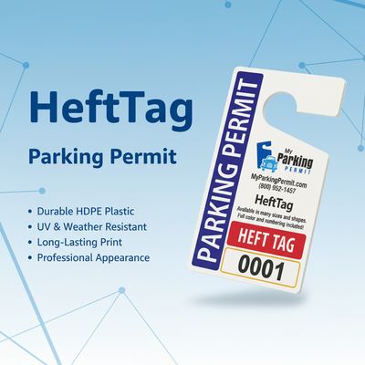 Customized Waterproof Plastic Heft Tag with Standard Size 150*70mm and Thickness 0.35mm for Industrial Safety