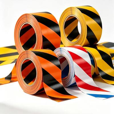 شريط تحذير PVC أحادي الجانب مقاوم للماء بلون مخصص من الشركة المصنعة