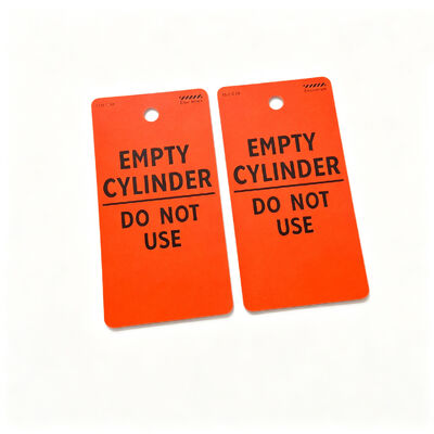 Custom Waterproof PVC Empty Cylinder Don't Use LOTO Safety Tag, Gas Cylinder Equipment Warning Tag for Lockout Tagout (تسمية تحذير عن إغلاق الغاز)