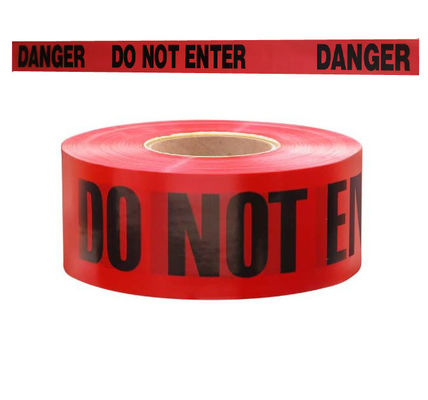 Red Danger Quarantine Tape